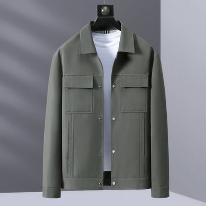 Casual Polo Collar Top cardigan
