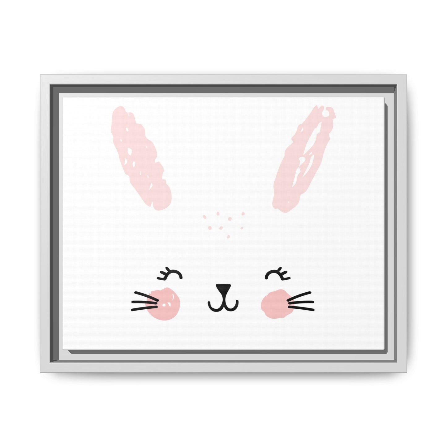 Cute Bunny Canvas Wall Art