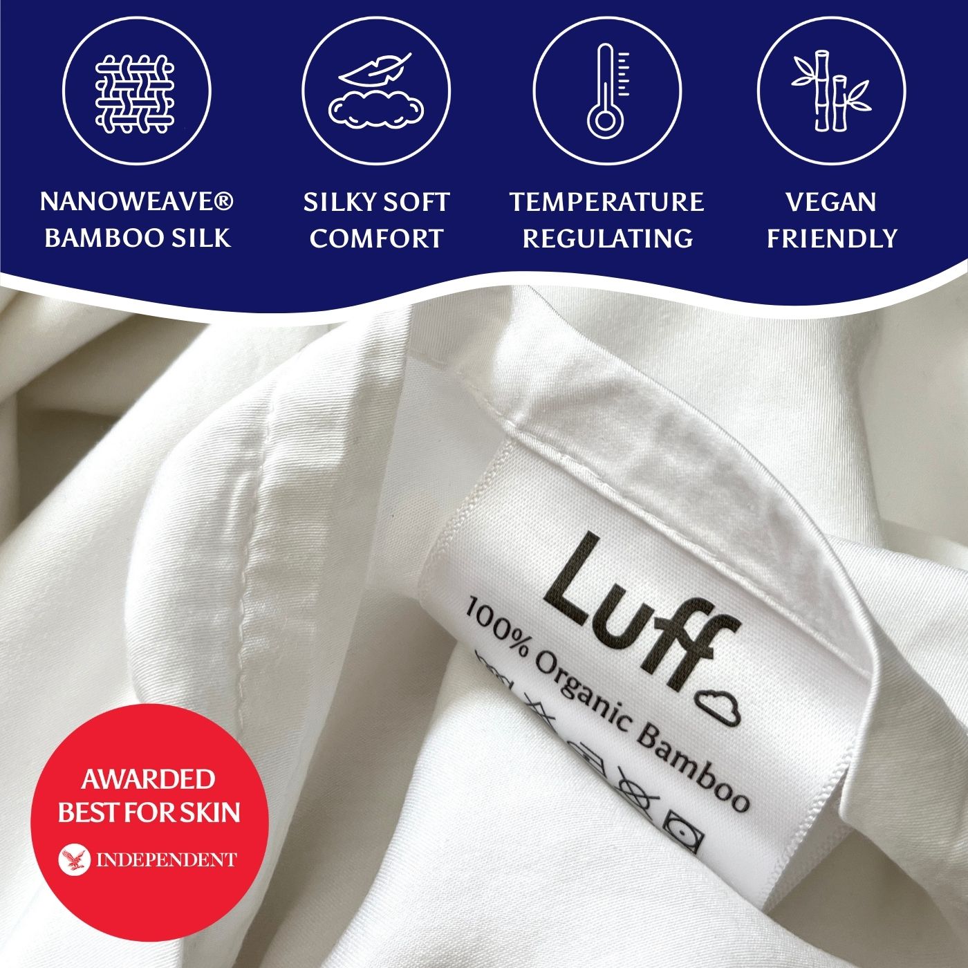 100% Organic Bamboo Silk Duvet Set