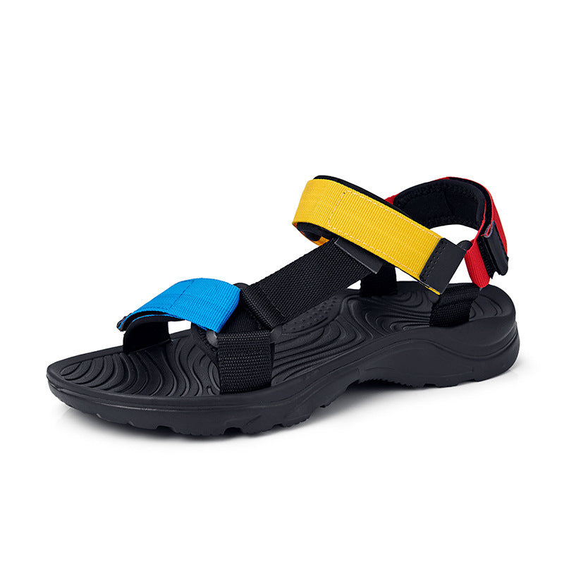 European Station Ribbon Sandals Men's Magic