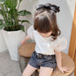 Children's Trumpet Sleeve Top Bottoming Shirt