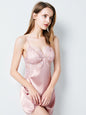 Lace suspender nightdress