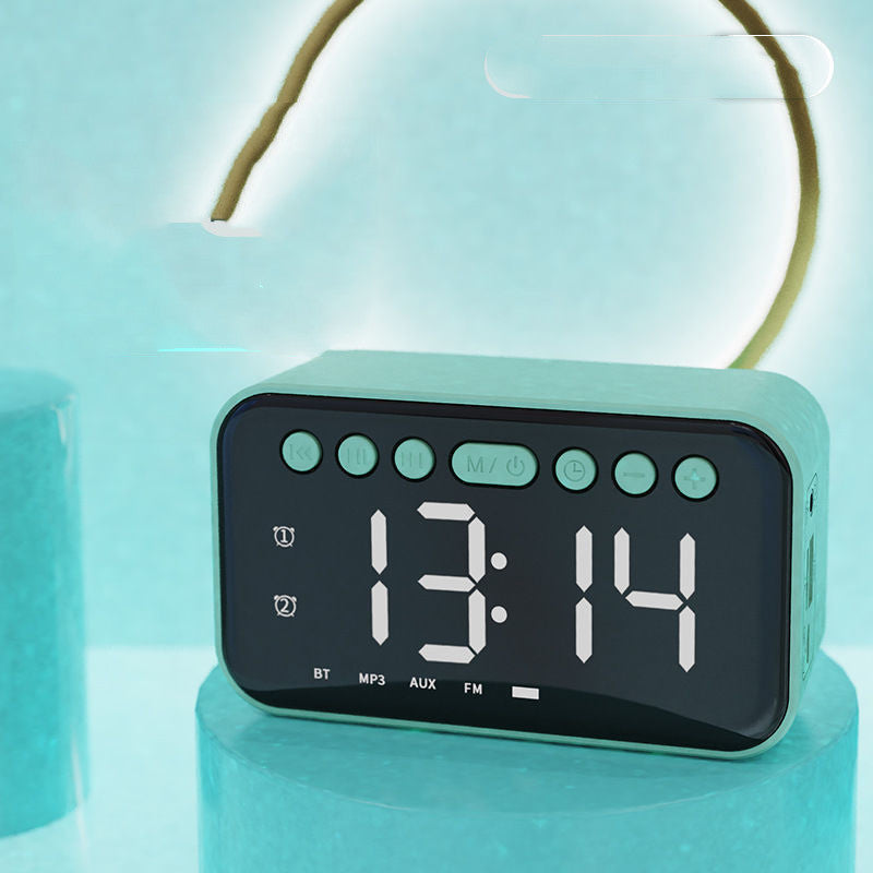 Alarm Clock Mini Bluetooth Speaker