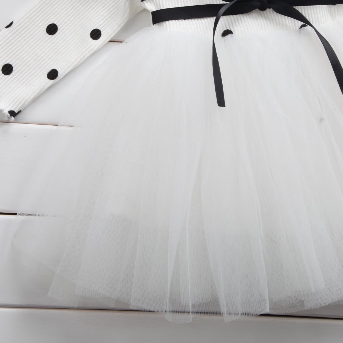 Baby Girls Spring Winter Long Sleeve Tutu Lace Dresses