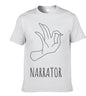 T-shirt à manches courtes imprimé gestes pour hommes – T-shirt graphique décontracté Streetwear
