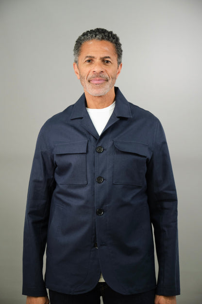 Mark Shacket - Navy Cotton