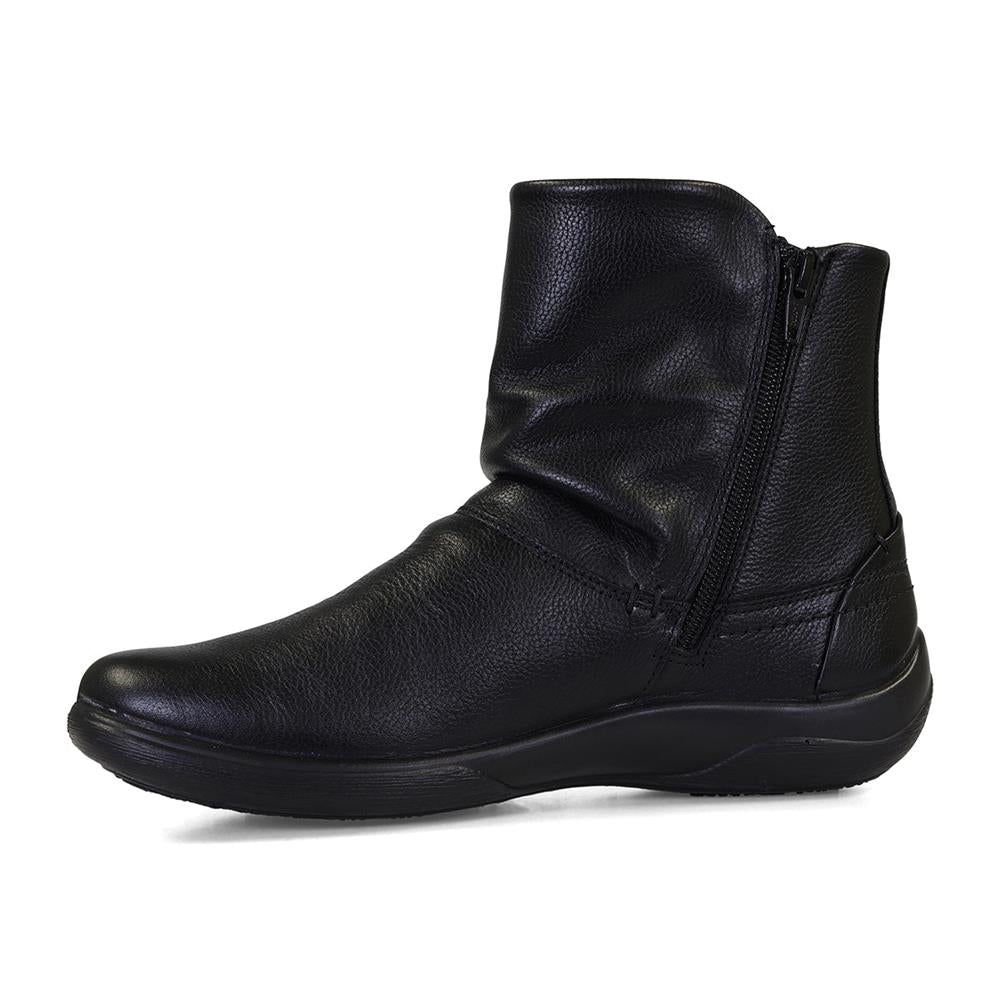 Padders Ladies Dual Fit Comfort 2E/3E BEAU - Black Leather