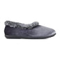 Padders Ladies Dual Fit Slippers 2E/3E SHAE - Grey Sparkle Cord