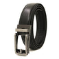 Men's automatic buckle two-layer cowhide leather belt ﻿