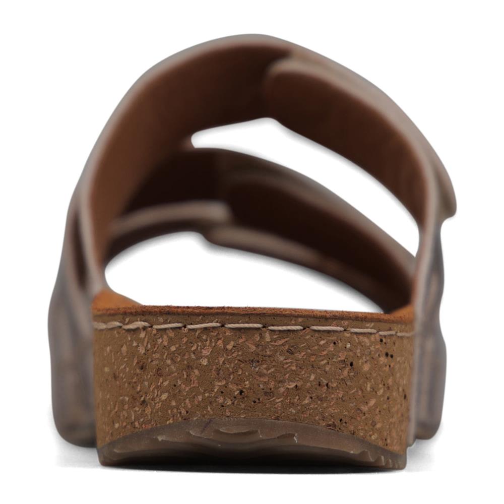 Padders Ladies Comfort Sandals 2E Fit ATLANTA - Metallic