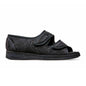 Padders + Ladies Slippers 2E Fit Vulcanised LYDIA - Black