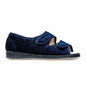 Padders + Ladies Slippers 2E Fit Vulcanised LYDIA - Navy