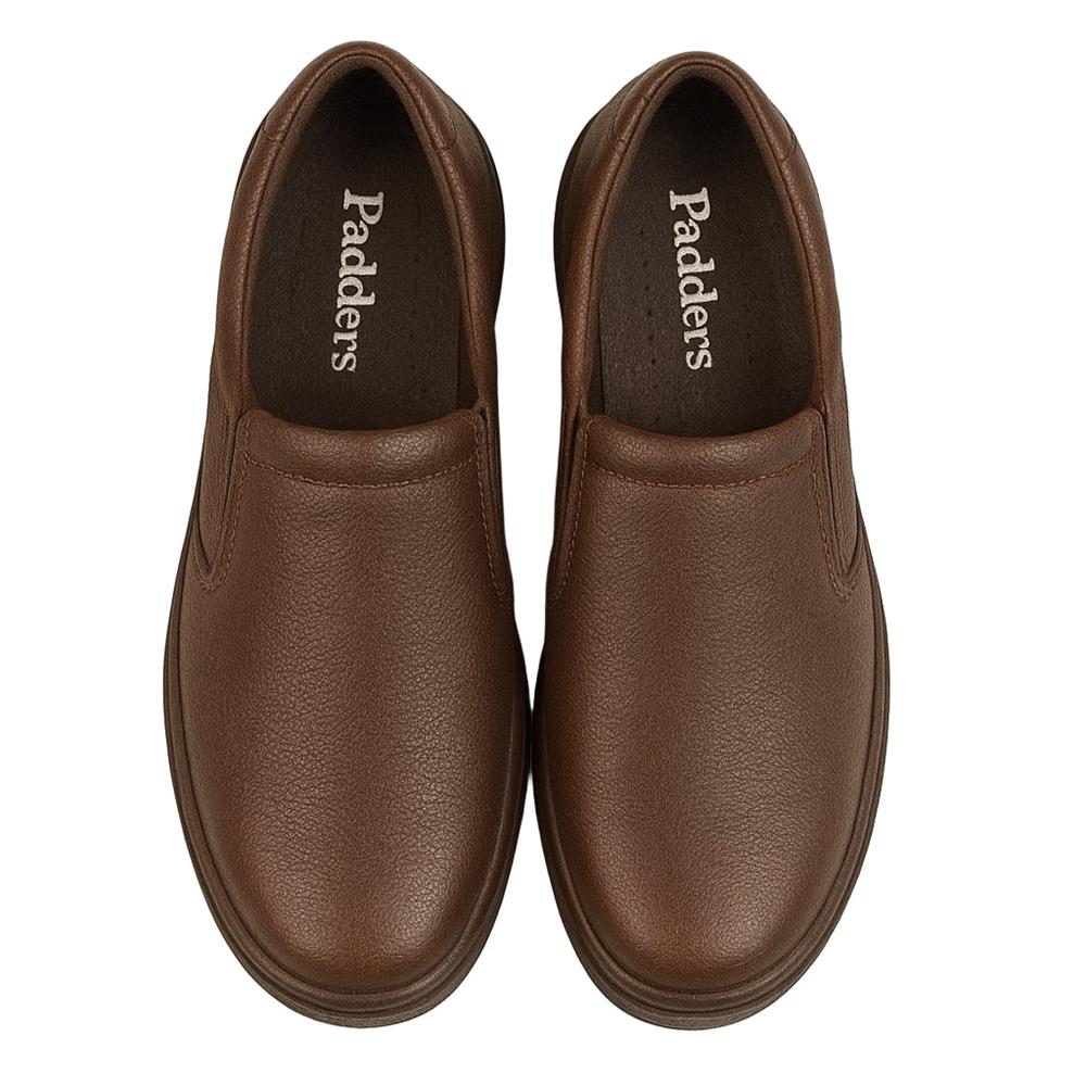 Padders Hommes Imperméable Coupe G KENTON - Cuir Marron