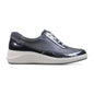 Padders Ladies Comfort 2E Fit ALFORD - Navy Metallic Combi