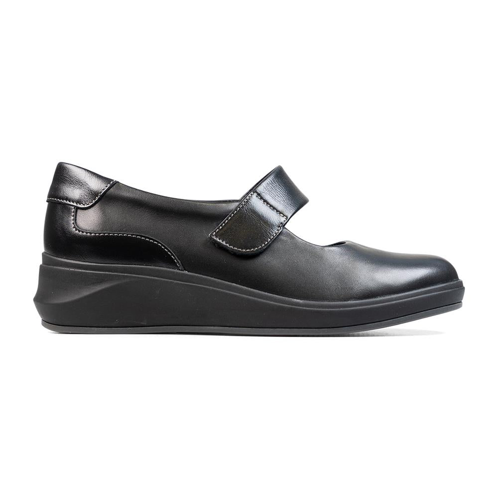 Padders Ladies Comfort 2E Fit BAWTRY - Black Leather