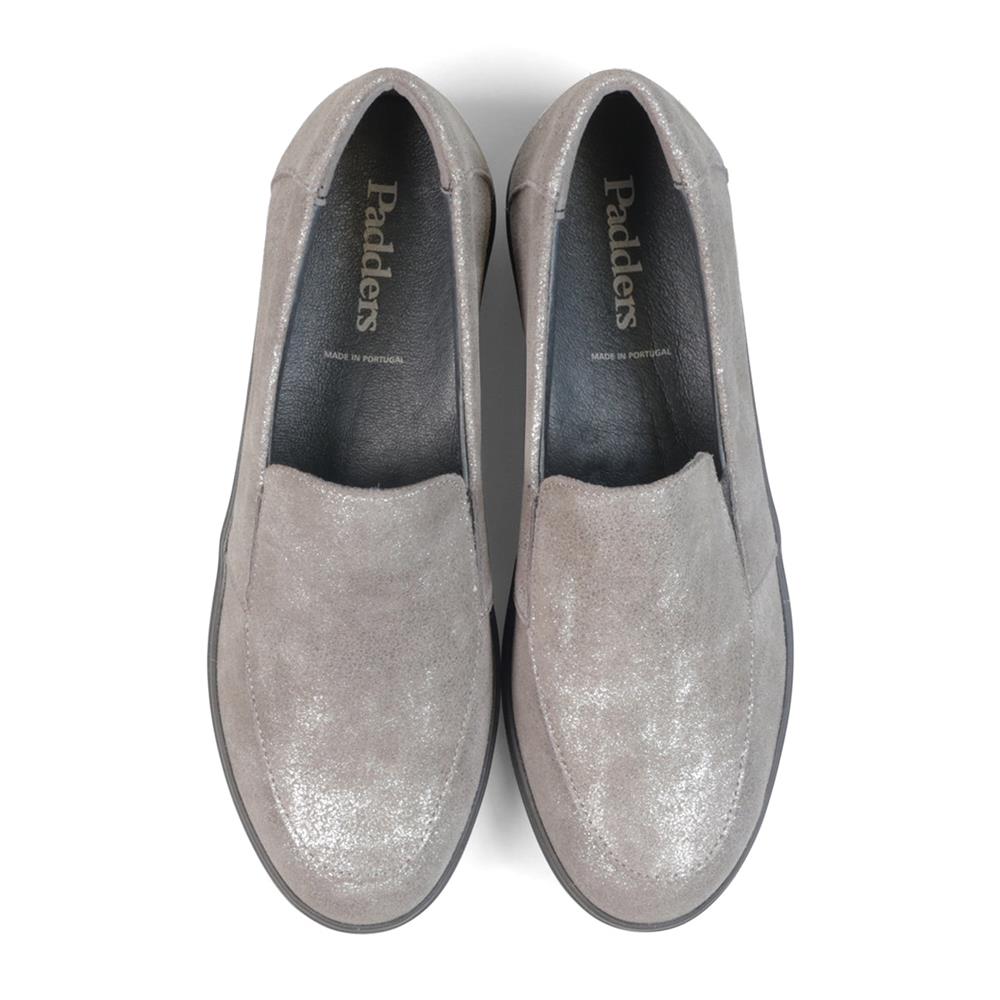 Padders Ladies Comfort 2E Fit LEWES - Grey Metallic