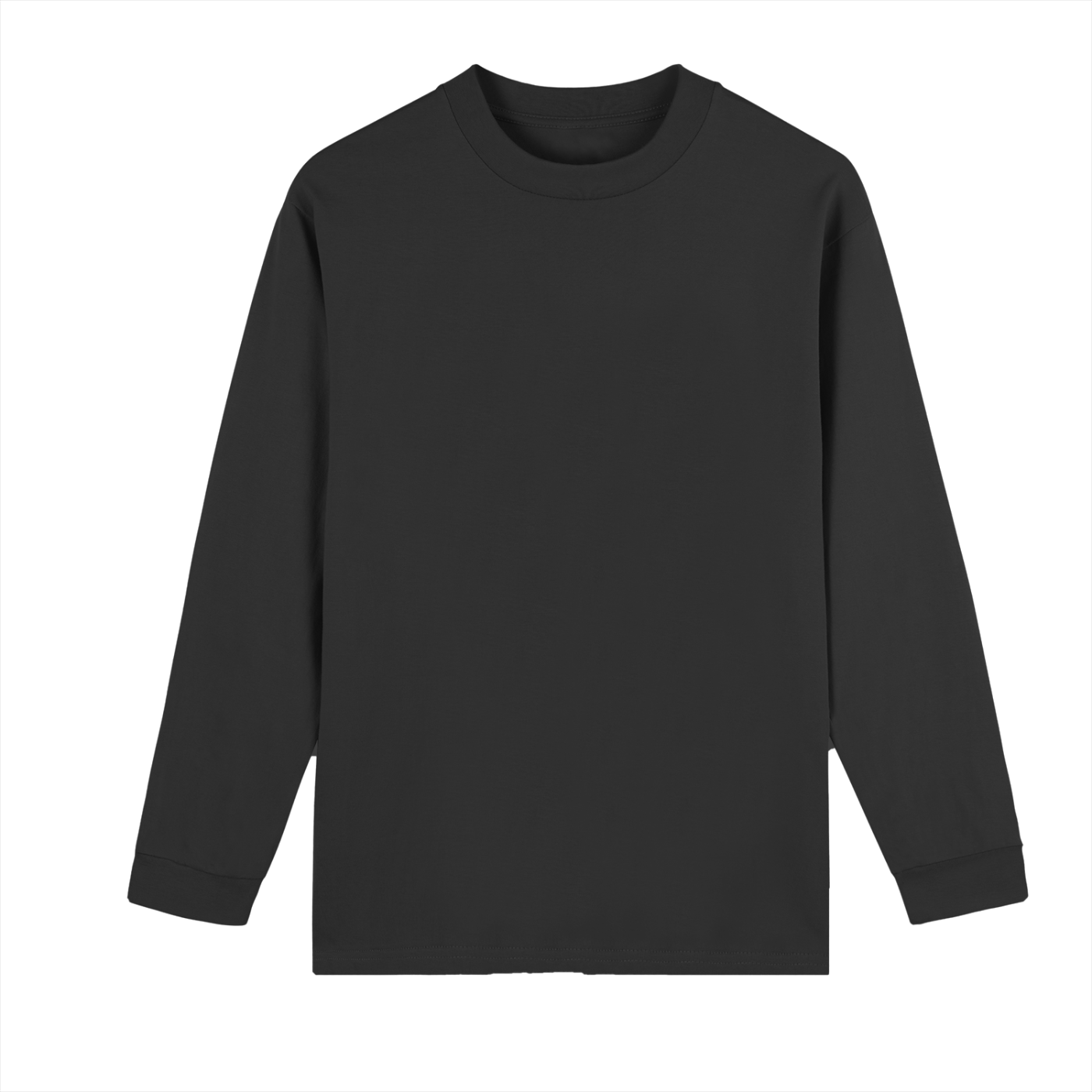 Crew Neck Drop Shoulder Long Sleeve Shirt 270GSM