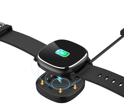 Bracelet intelligent grand écran tactile complet fréquence cardiaque Bluetooth sport