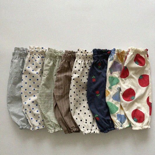 Thin Ankle-tied breathable Pants