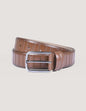 Ceinture en cuir marron formelle