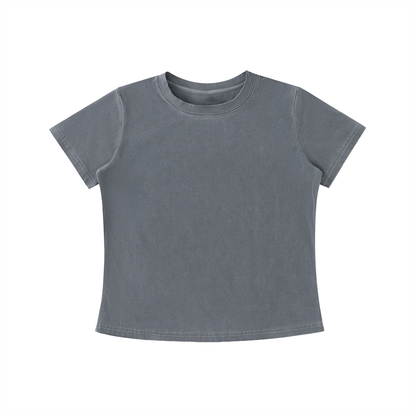 Womens Vintage Wash Slim Fit T-shirt