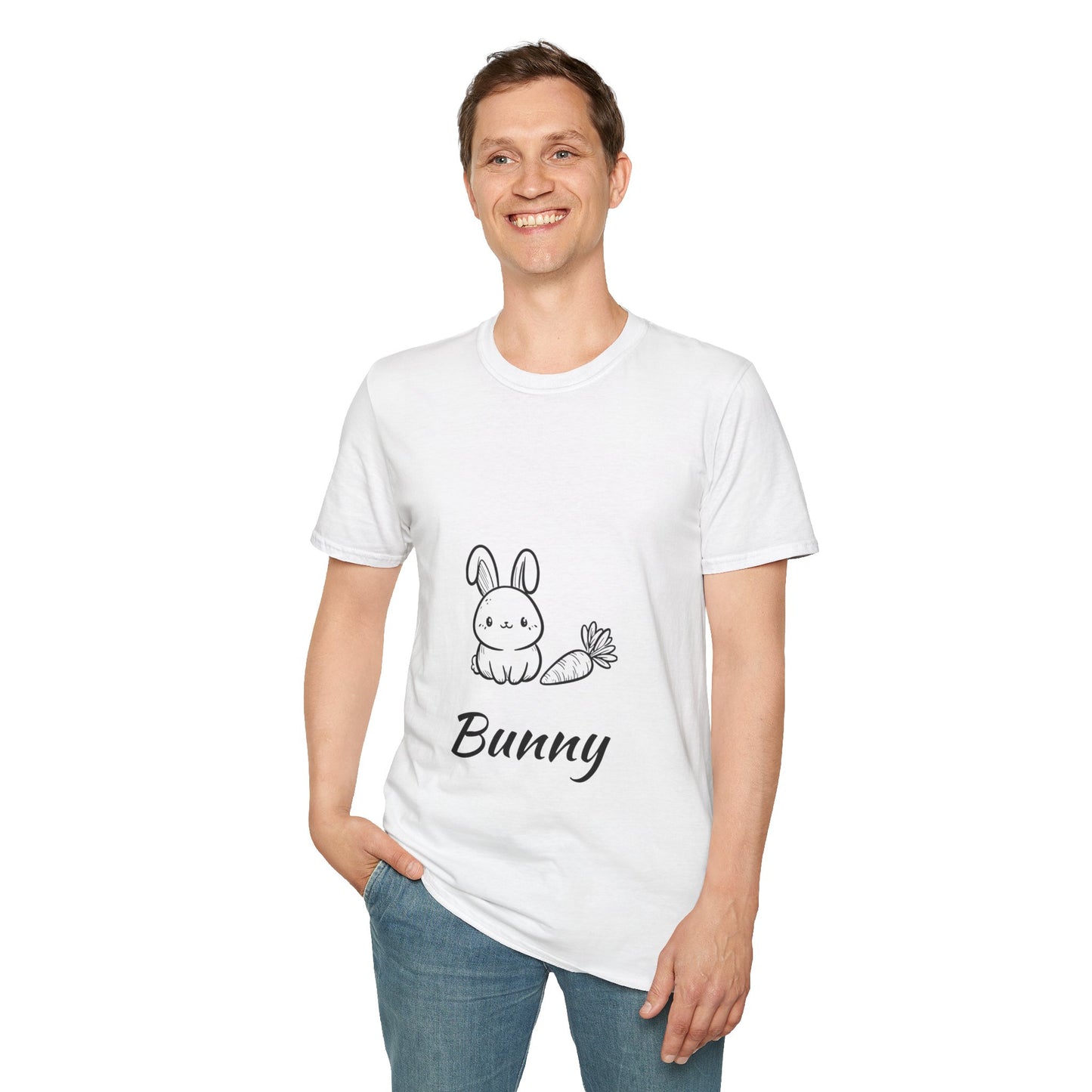 Bunny Unisex Softstyle T-Shirt Crew neck