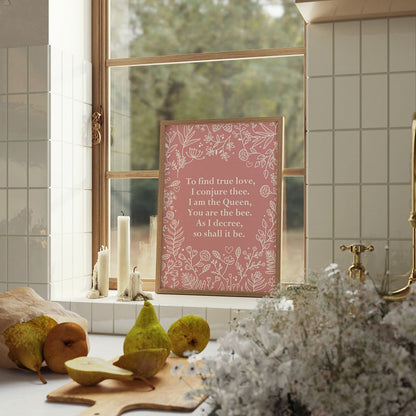 A TRUE LOVE SPELL PRINT
