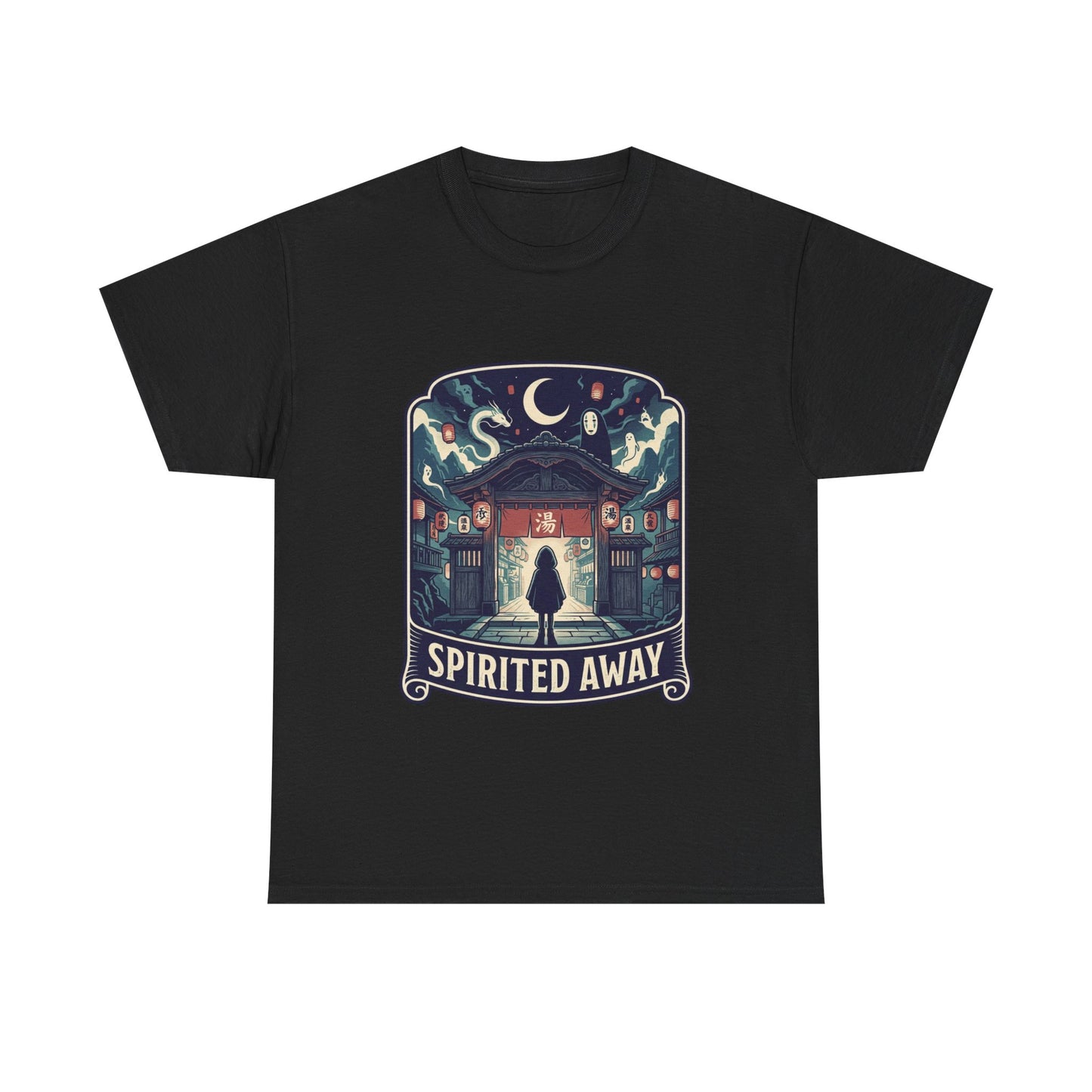 Sprited away print Unisex Heavy Cotton Tee