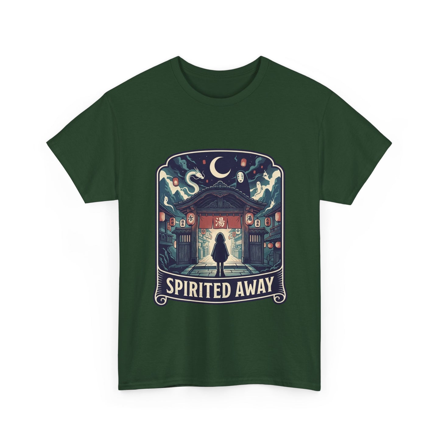 Sprited away print Unisex Heavy Cotton Tee