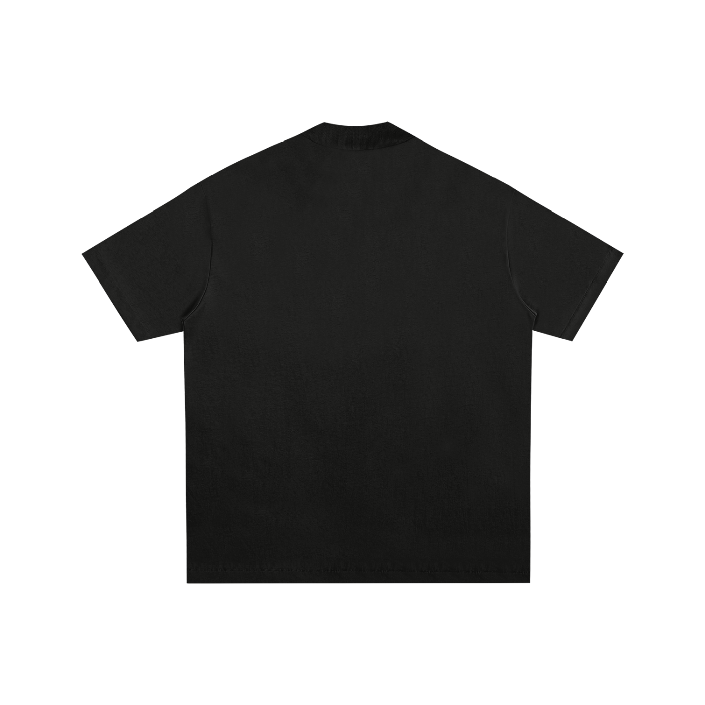 Essential Cotton T-Shirt mock neck