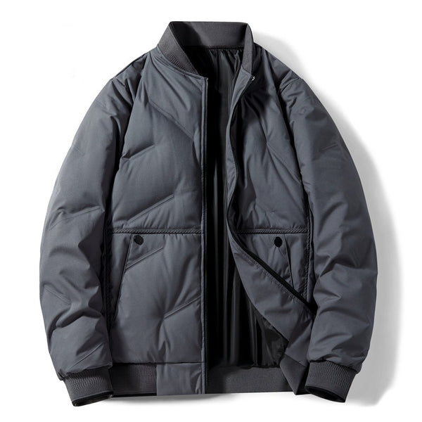 Mens Warm Baseball Jacket - Stuffs & Savers