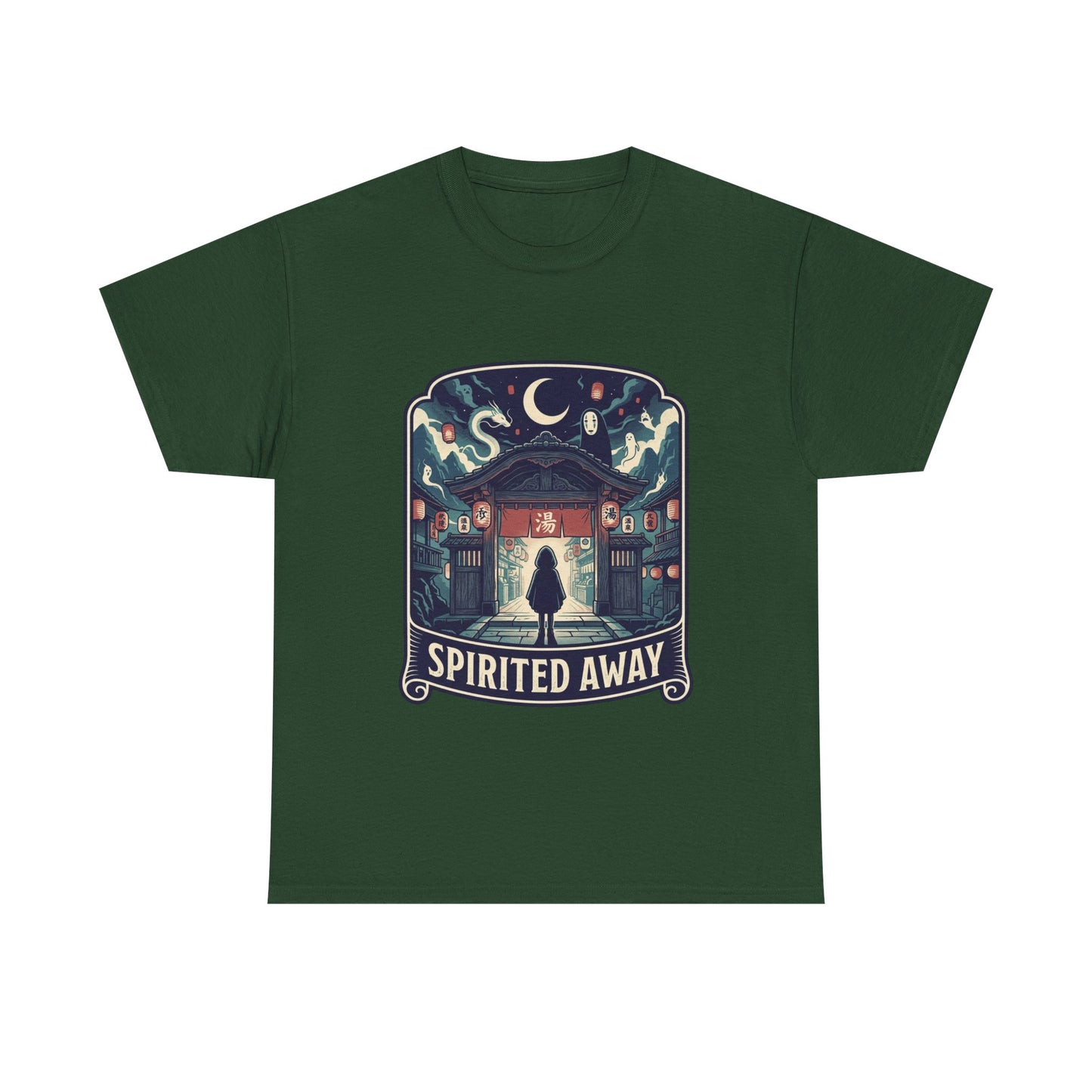 Sprited away print Unisex Heavy Cotton Tee
