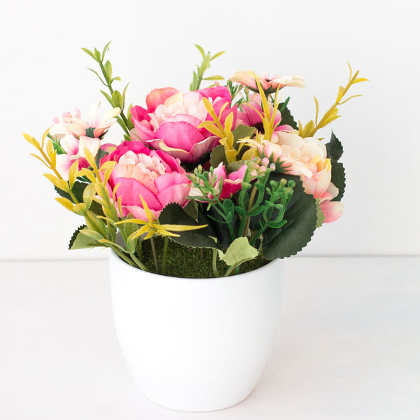 Artificial Flower Potting Decoration