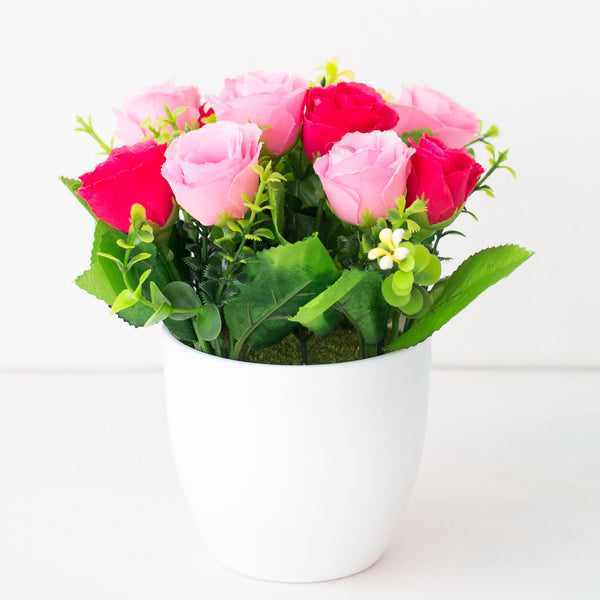 Artificial Flower Potting Decoration