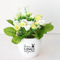 Artificial Flower Potting Decoration