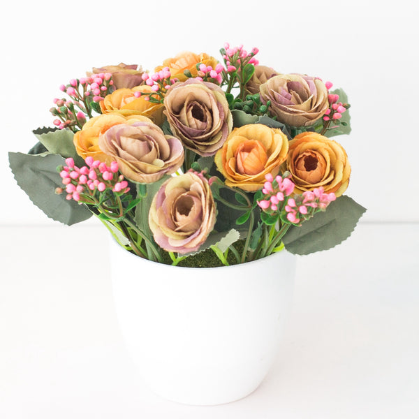 Artificial Flower Potting Decoration