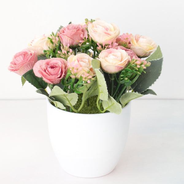 Artificial Flower Potting Decoration