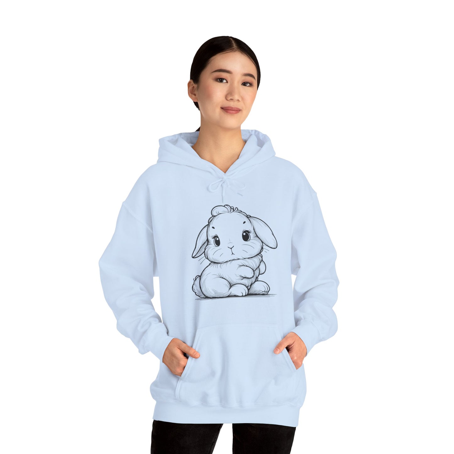 Bunny Unisex Heavy Blend Hooded Sweatshirt