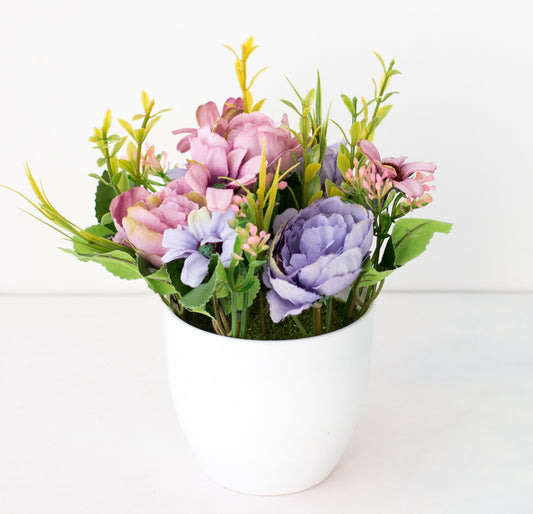 Artificial Flower Potting Decoration