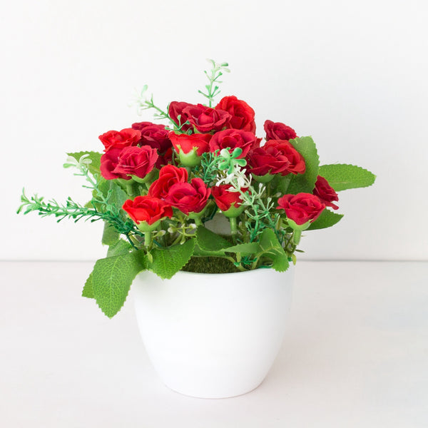 Artificial Flower Potting Decoration