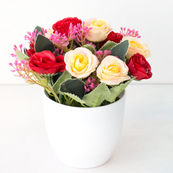 Artificial Flower Potting Decoration