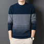 Mens Pure Wool Warmth Thick Sweater