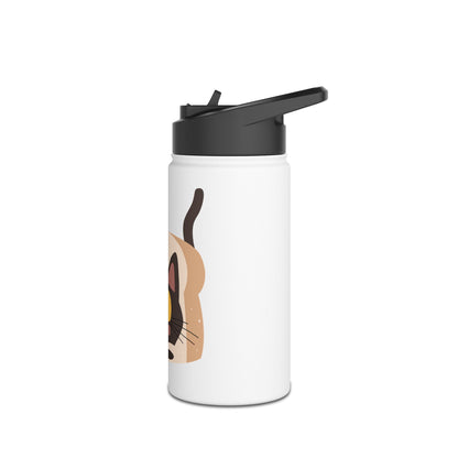 Stainless Steel Water Bottle Lid-cat