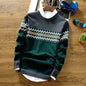 Mens wool knitted sweater
