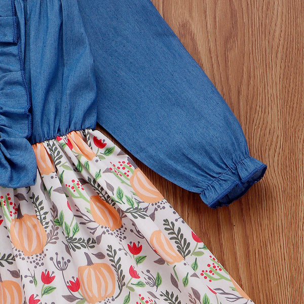 Denim patchwork dress - Stuffs & Savers