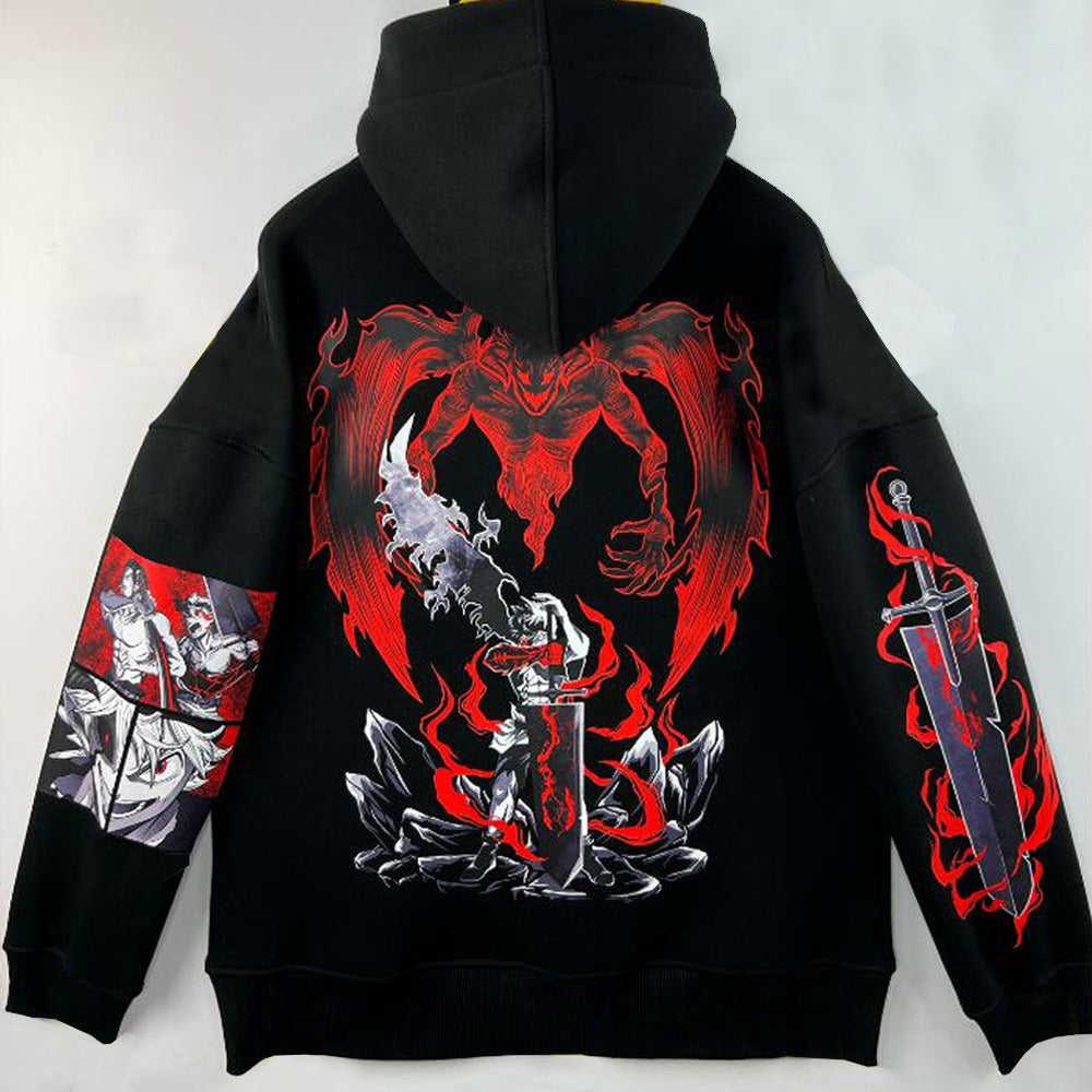 Black Clover Anime pullover hoodies
