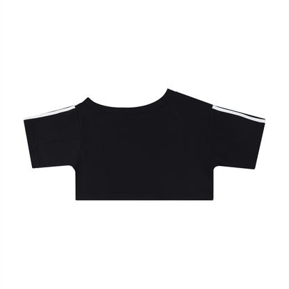 Women's Off-the-Shoulder Crop T-Shirt 310GSM