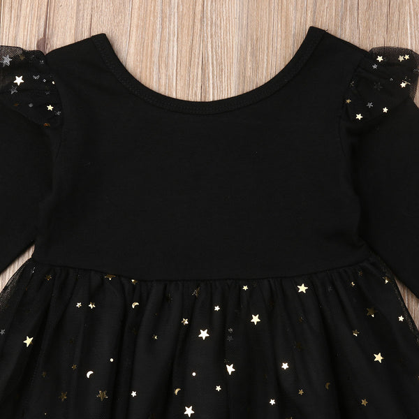 Bronzing mesh children's dress - Stuffs & Savers