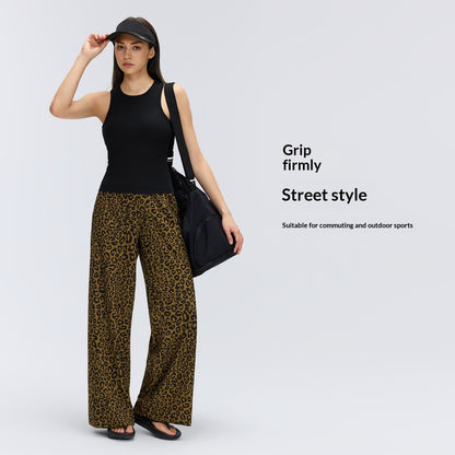 Drawstring Casual Wide-leg Pants