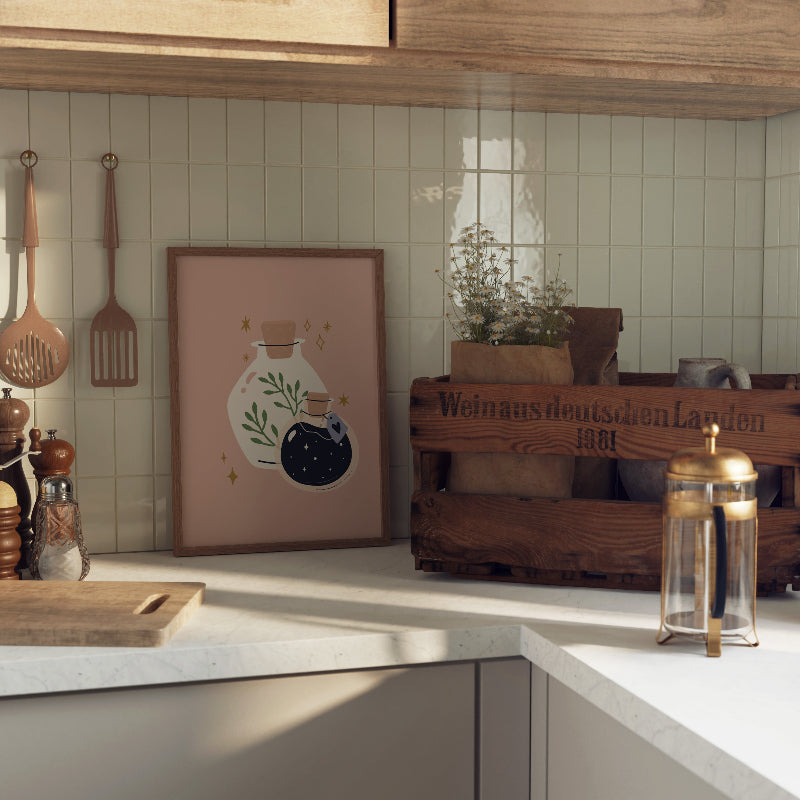 HERBS & POTIONS APOTHOCARY PRINT